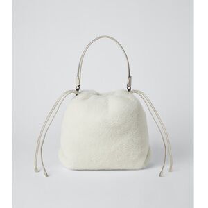 Brunello Cucinelli Fleecy Wool/Cashmere Bag.